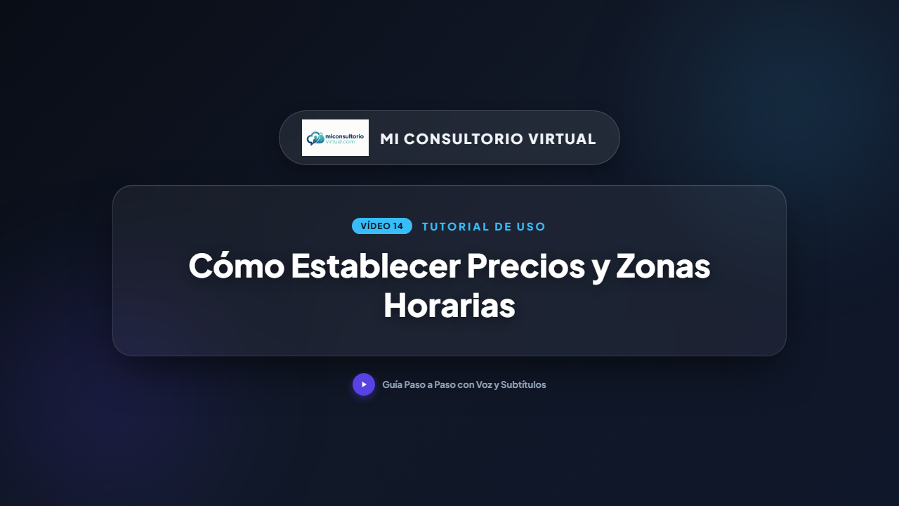 Cómo Establecer Precios, Catálogo y Zonas Horarias